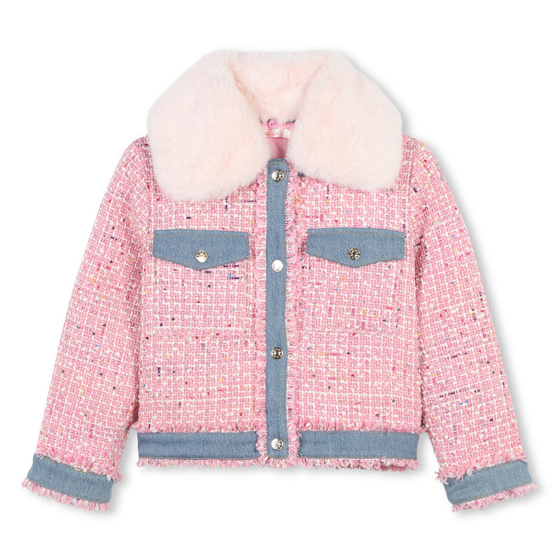 Tweed Jacket - Pink Blush