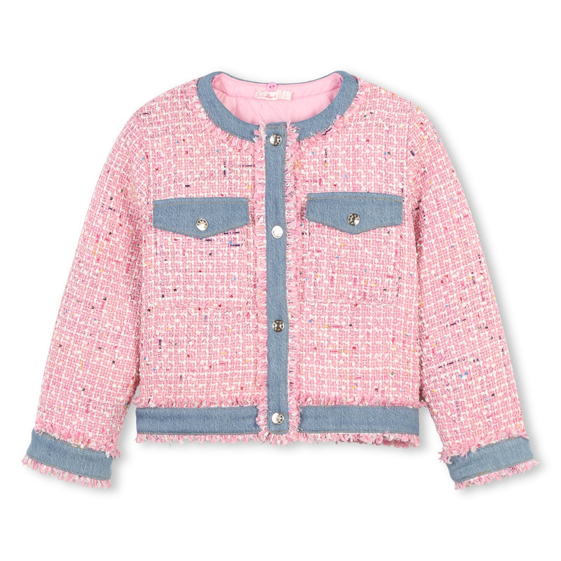 Tweed Jacket - Pink Blush