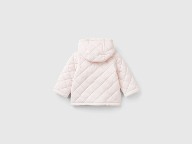 Padded Hooded Jacket - Light Pink