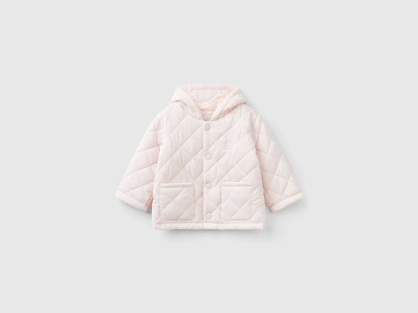 Padded Hooded Jacket - Light Pink