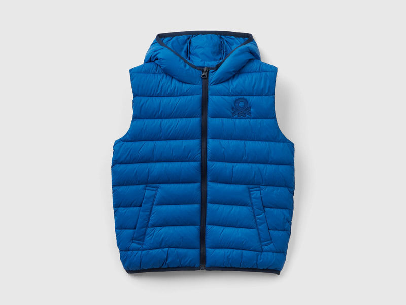 Boys Hooded Gilet - Royal