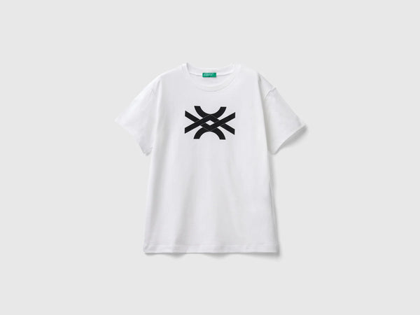 Boys Logo T-Shirt - Cream