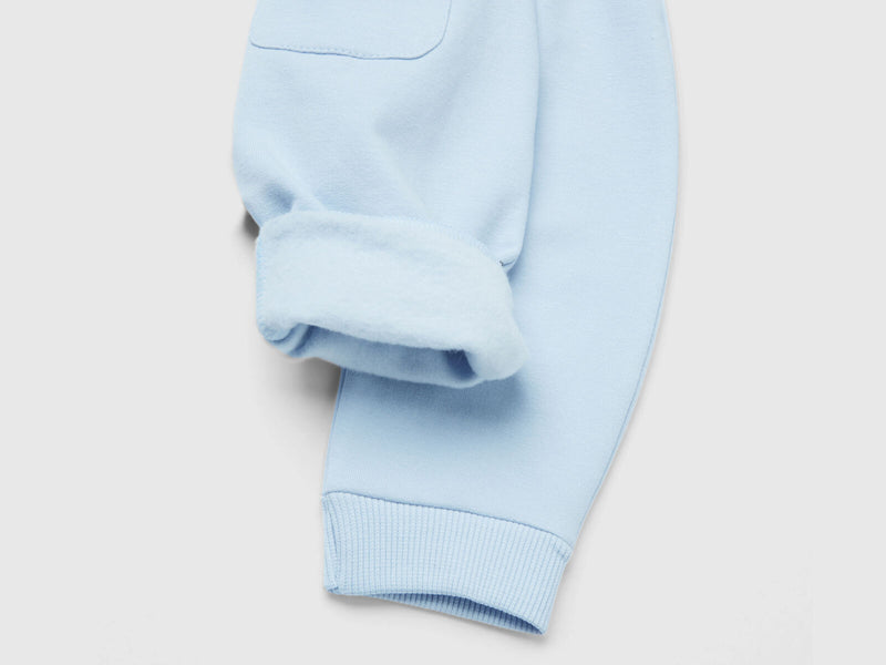 Boys Cuff Joggers - Light Blue