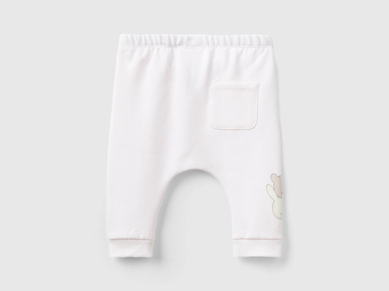 Girls Cuff Joggers - Light Pink