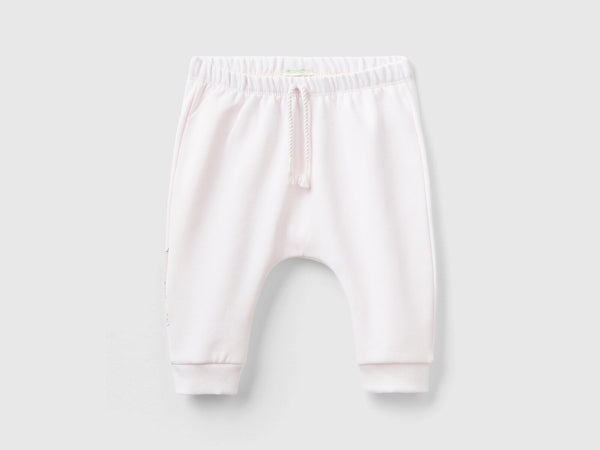 Girls Cuff Joggers - Light Pink