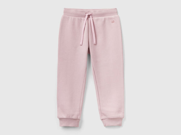 Girls Cuff Joggers - Dusty Pink