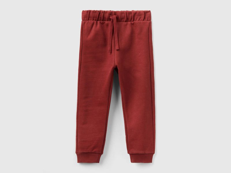 Boys Warm Sweat Joggers - Red