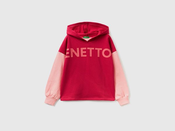 Girls Graphic Hoodie - Magenta