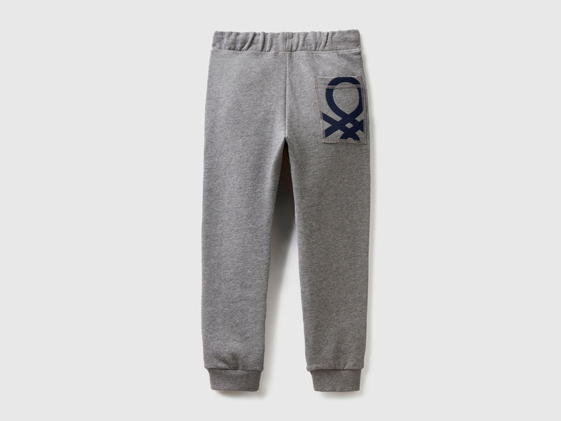 Boys Cuff Joggers - Dark Grey