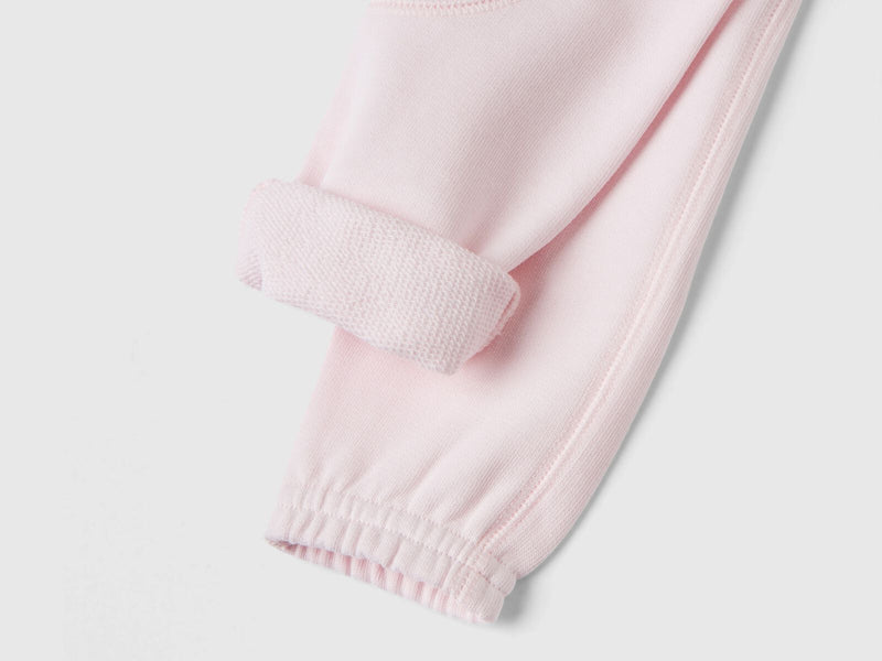 Boys Cuff Joggers - Light Pink