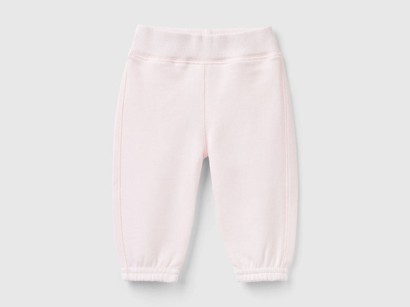 Boys Cuff Joggers - Light Pink