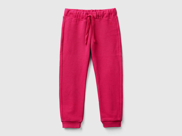 Girls Cuff Joggers - Magenta