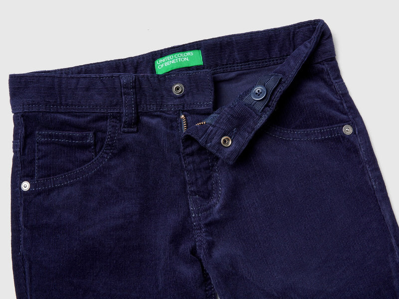 Boys Slim Cords - Navy