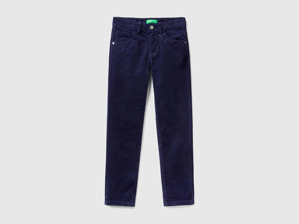 Boys Slim Cords - Navy