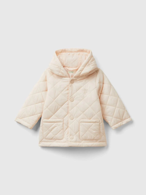 Ucb Padded Hooded Jacket - Soft Pink