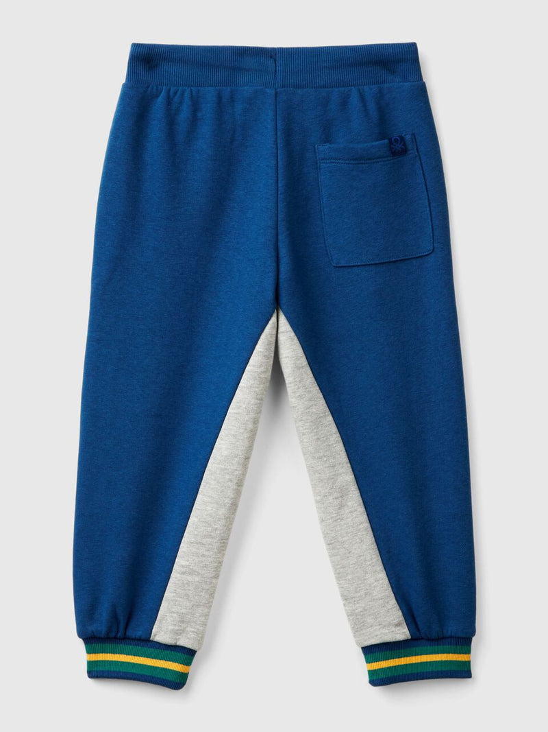 Be In Love 2 Tone Joggers - Blue