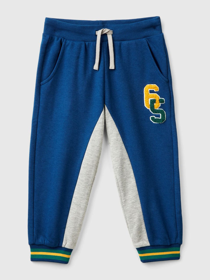 Be In Love 2 Tone Joggers - Blue