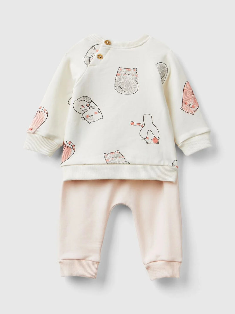 Be Play Unisex Set - Cream/pink