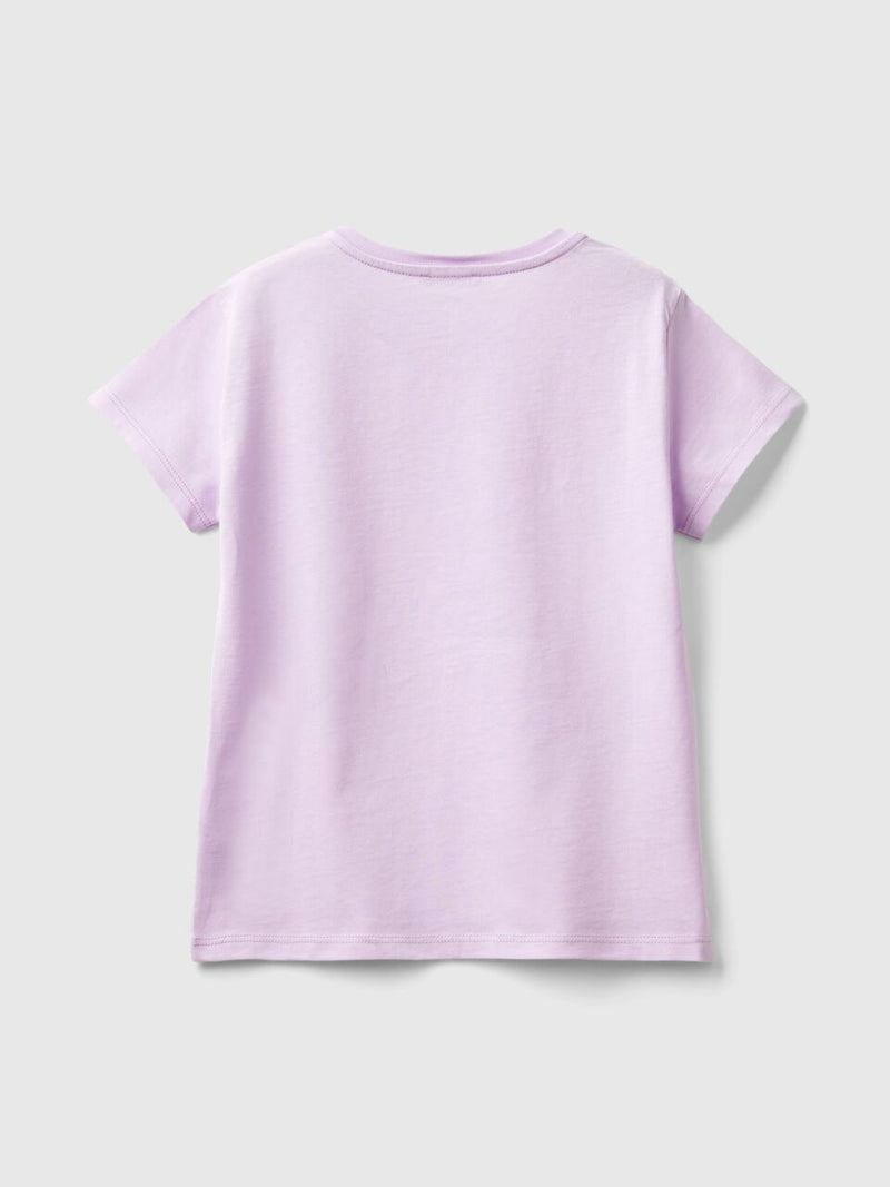 Glitter Logo T-Shirt - Lilac