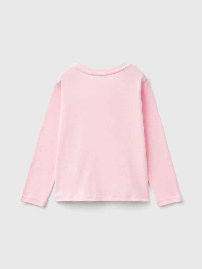 Logo Long Sleeve T-Shirt - Pink