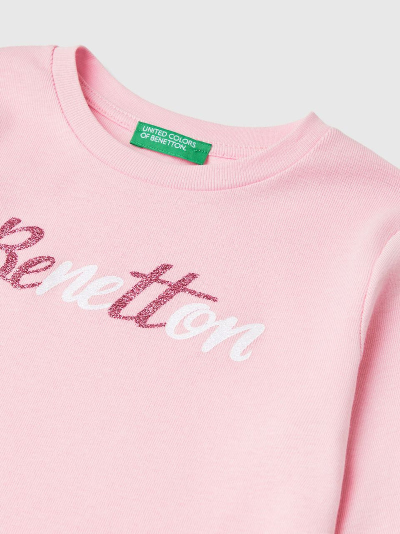 Logo Long Sleeve T-Shirt - Pink