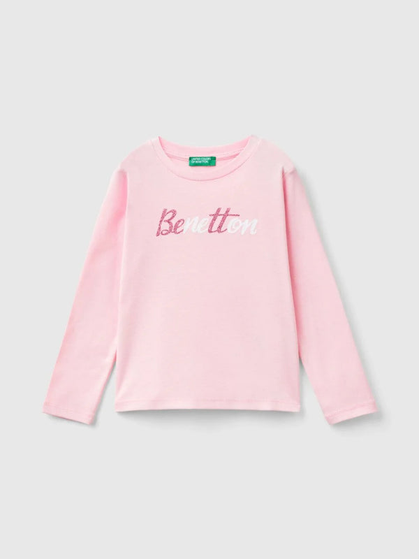 Logo Long Sleeve T-Shirt - Pink