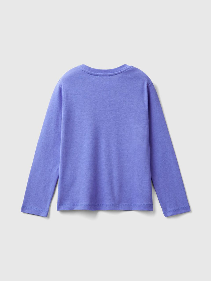 Logo Long Sleeve T-Shirt - Periwinkle