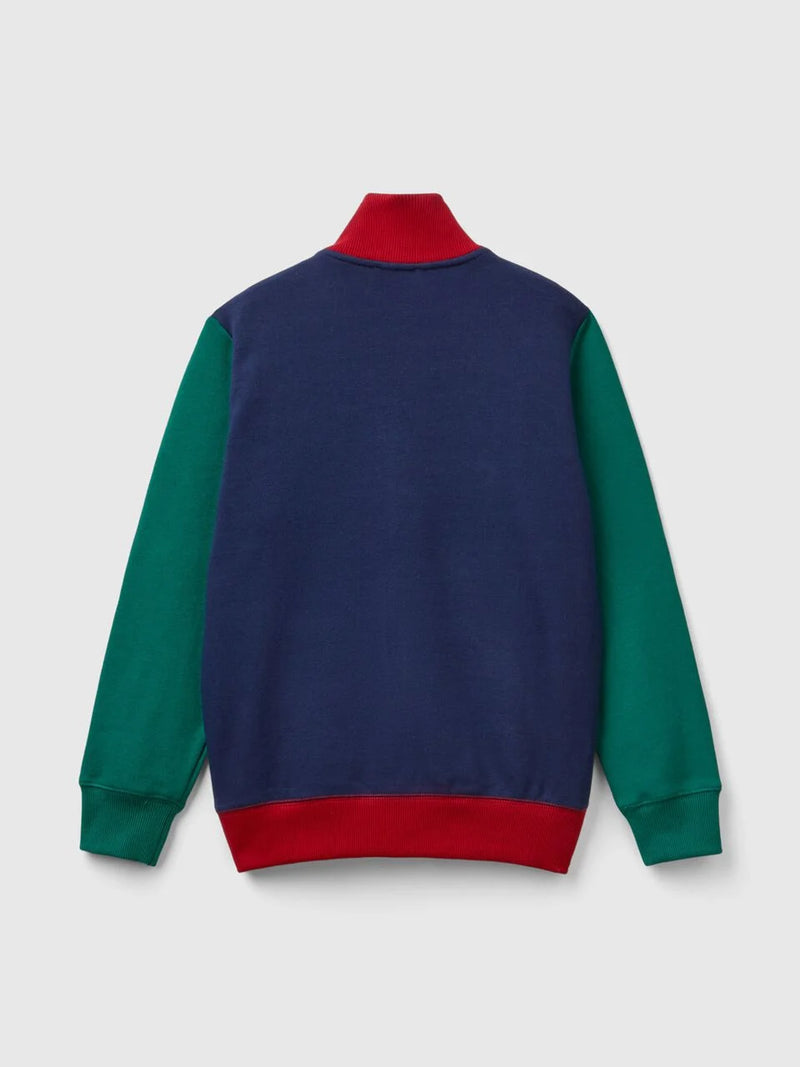 Junior Boy Ziptop - Navy/red