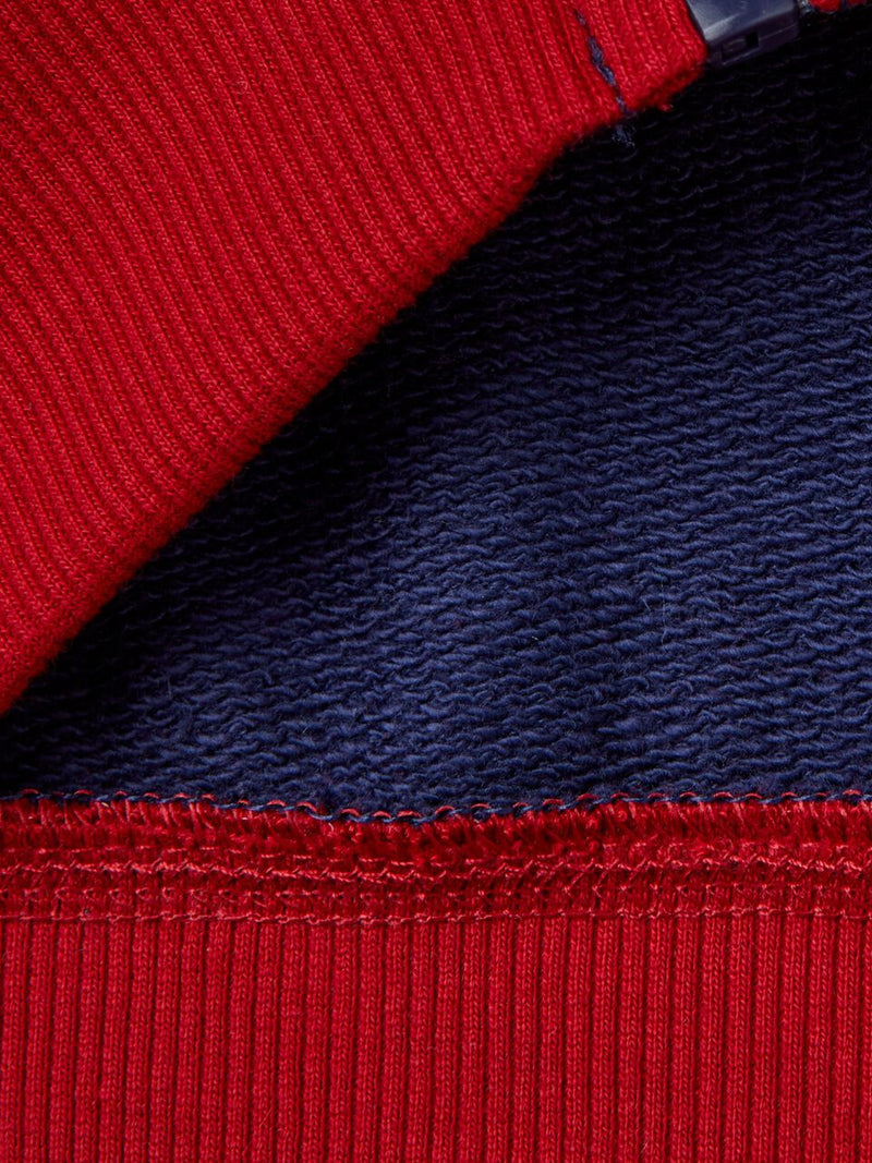 Junior Boy Ziptop - Navy/red