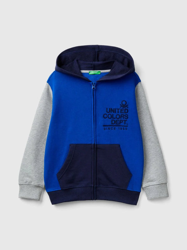 Kangaroo Pocket Hoodie - Blue/navy