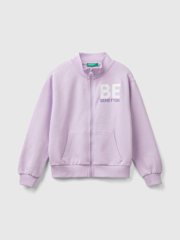 Logo Zip Top - Lilac