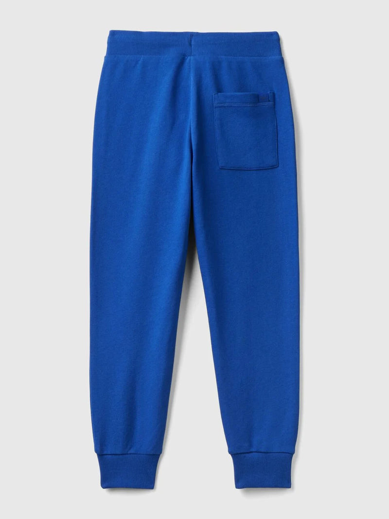 Drawstring Cuffed Joggers - Royal