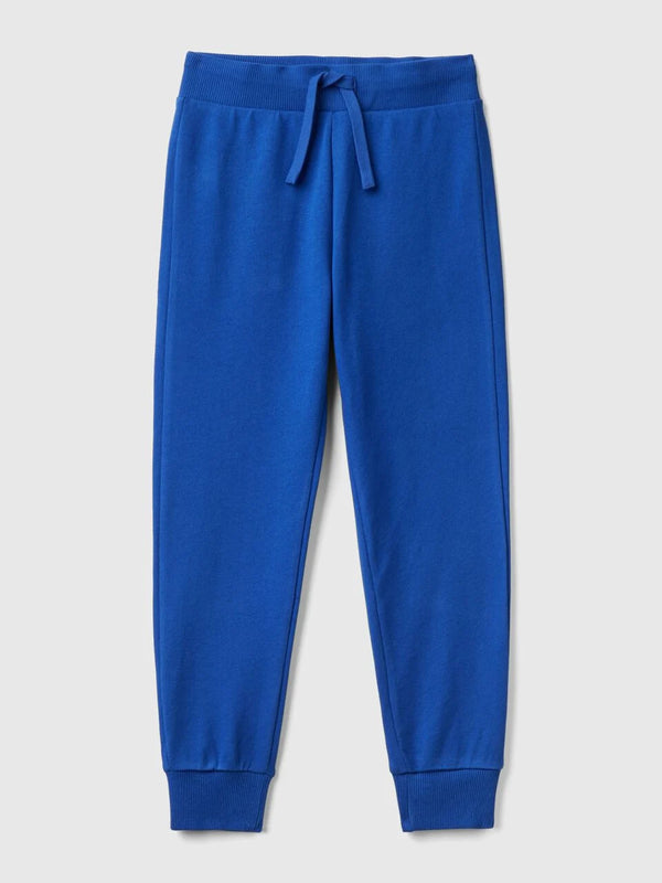 Drawstring Cuffed Joggers - Royal