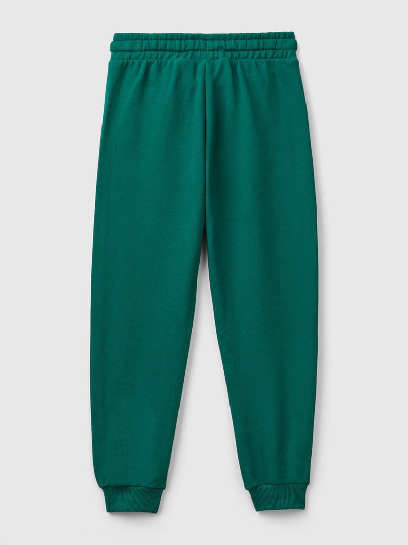 Girls Cuff Joggers - Dark Green