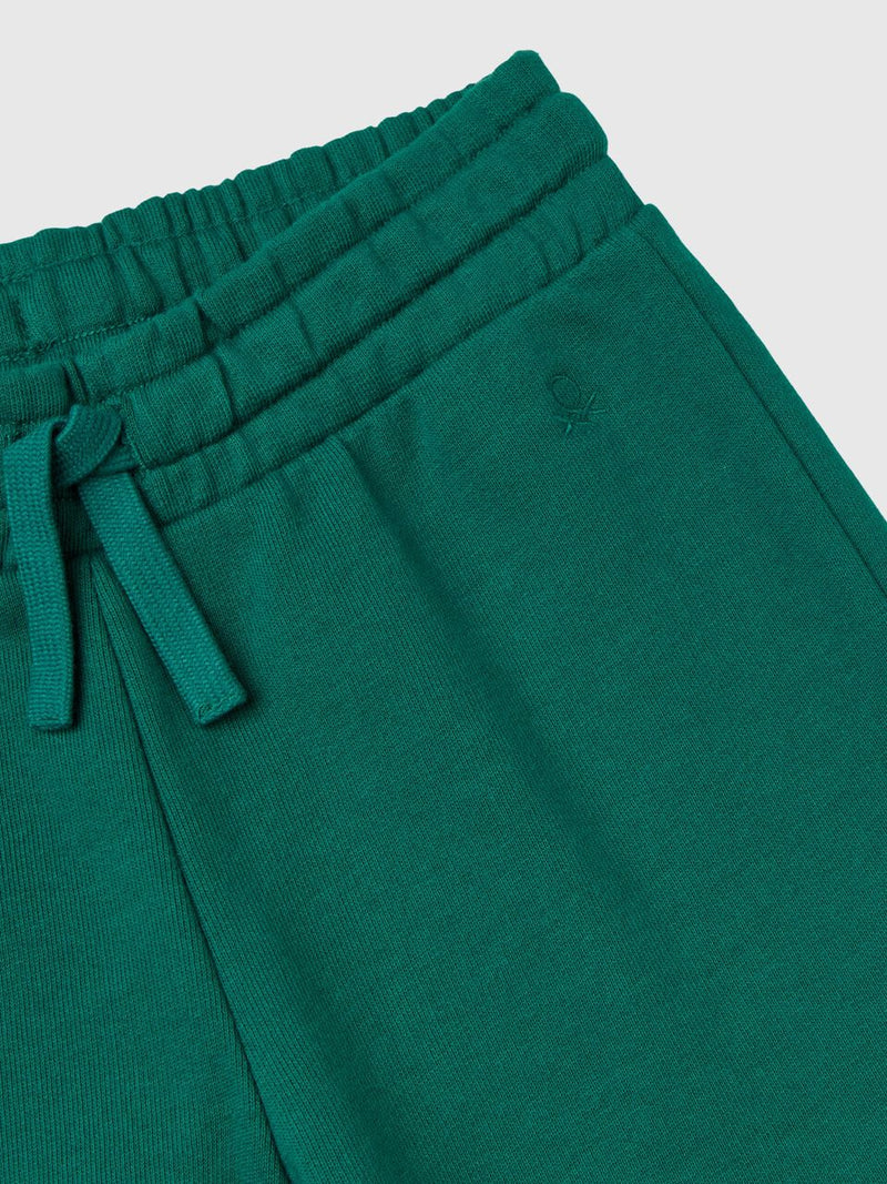 Girls Cuff Joggers - Dark Green