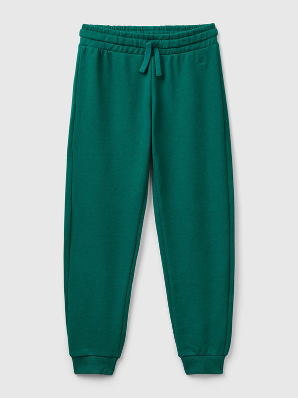 Girls Cuff Joggers - Dark Green