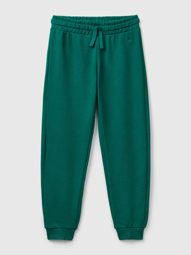 Girls Cuff Joggers - Dark Green