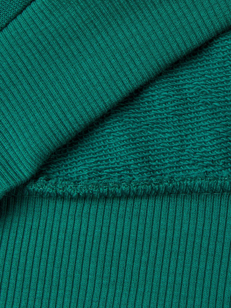 Front Logo Zip Sweatshirt - Dark Green