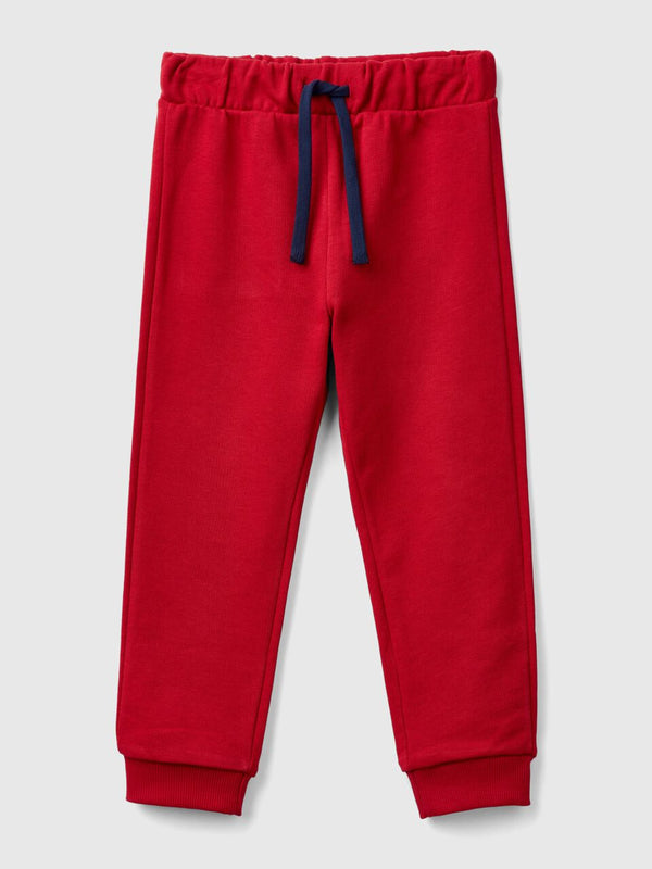 Boys Cuff Joggers - Red