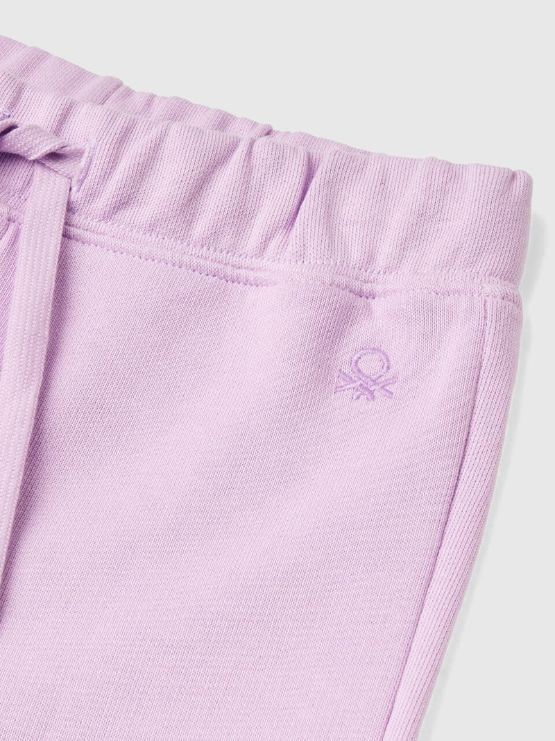 Girls Cuff Joggers - Lilac