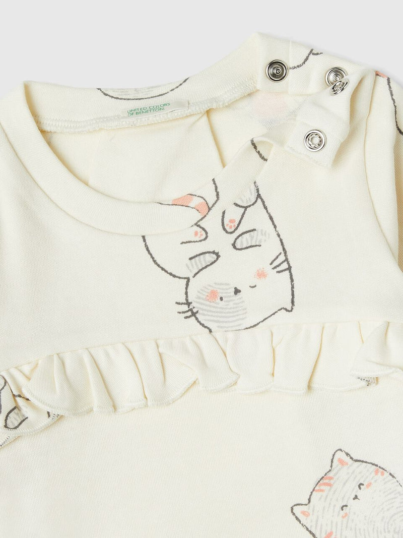 Kitten T-Shirt - Cream