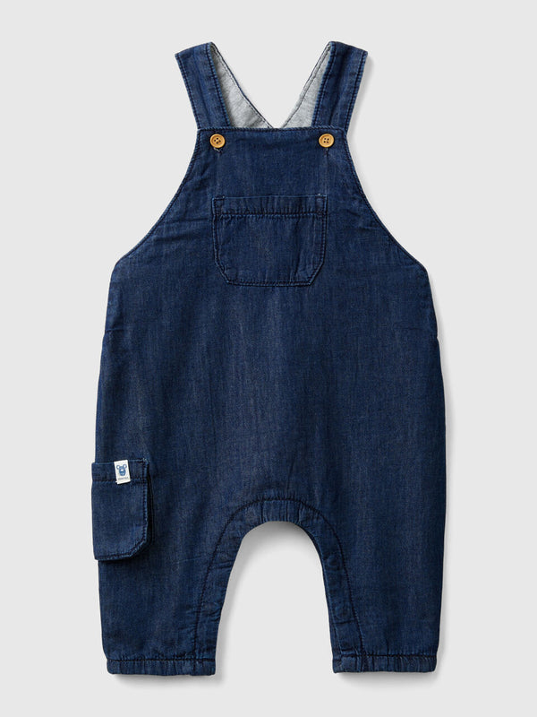 Chambray Dungaree - Denim