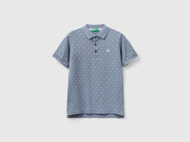 Boys Be Happy Polo Shirt - Blue