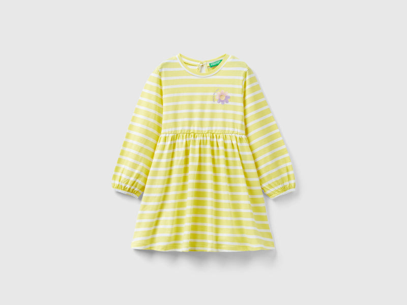 Girls Be Fun Dress - Yellow