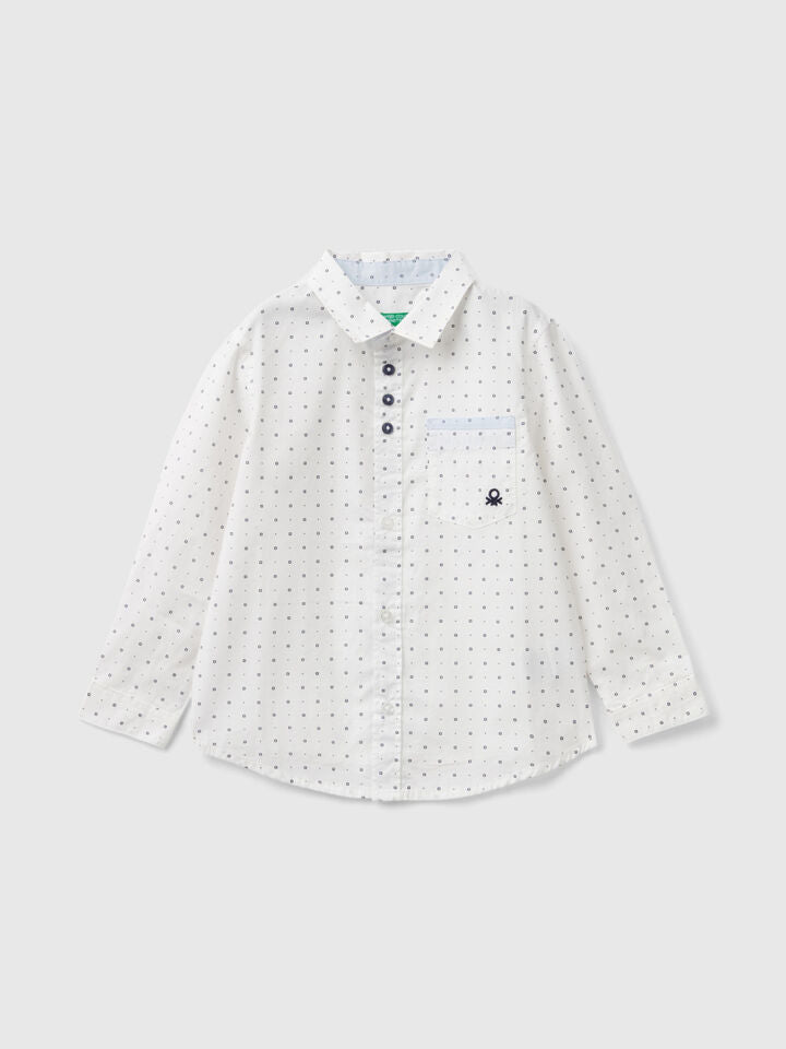 Boys Be Preppy Shirt - White