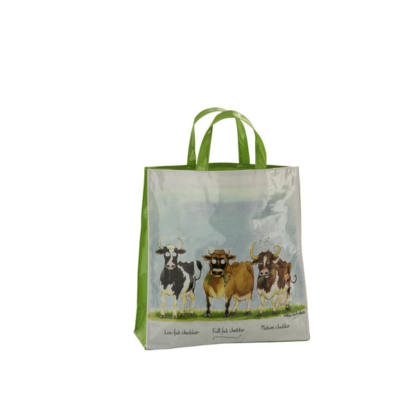 Cheddar Cows PVC Medium Gusset Bag