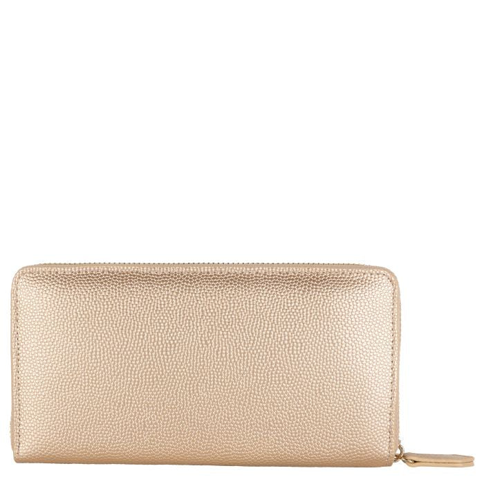 Divina Zip Around Wallet - Gold