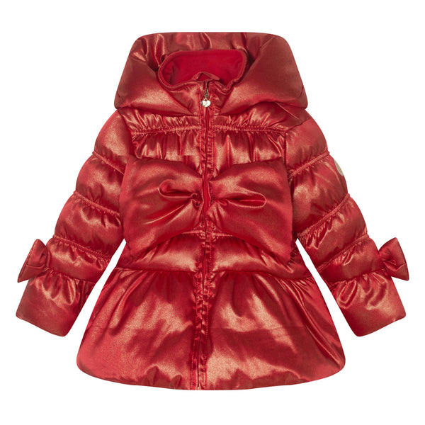 Rihanon Glitter Bow Jacket - Red