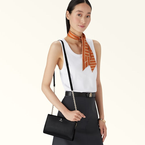 Camelia Mini Crossbody - Nero