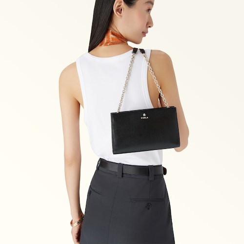 Camelia Mini Crossbody - Nero